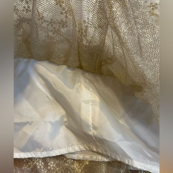 Wonder Nation Girls cream colored dress - size 8 - Picture 4 of 8